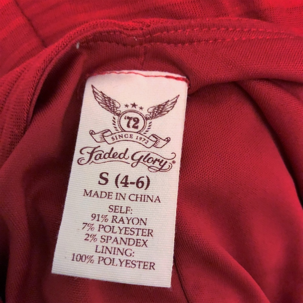 Faded Glory Red Maxi Dress - Picture 4 of 8